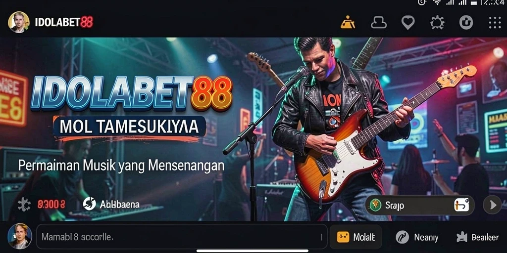 Tampilan gameplay menarik dari IDOLABET88 dengan musik yang menghibur.