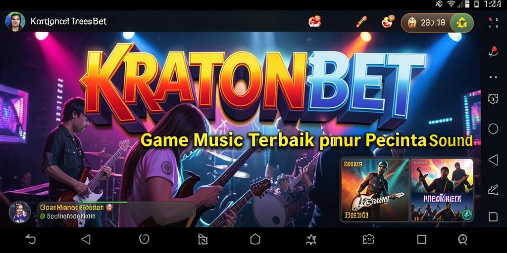 Tampilan gameplay KRATONBET yang penuh warna dan dinamis.