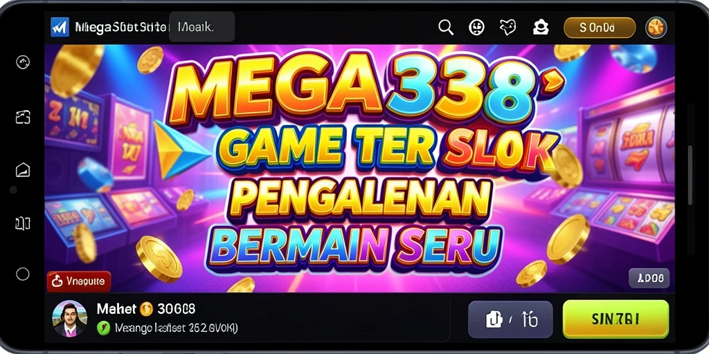 Tampilan gameplay seru di MEGA338 dengan berbagai tema slot.