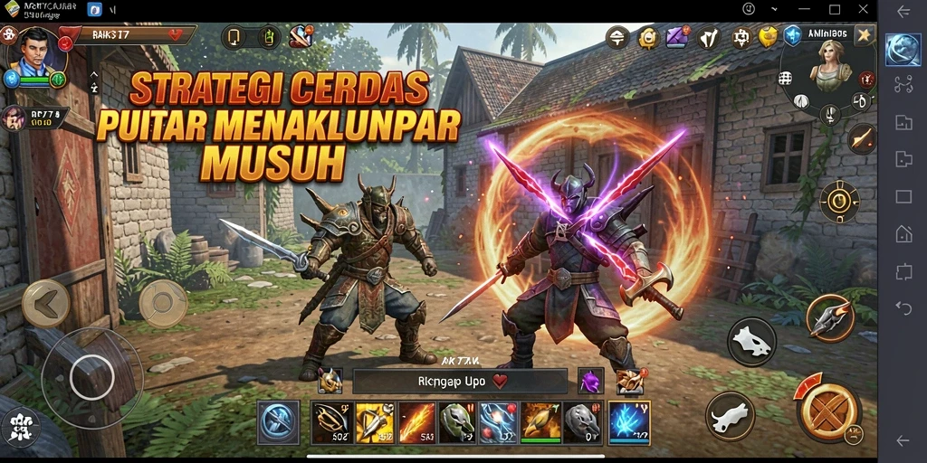 Tampilan gameplay RK77 yang strategis dan menantang.