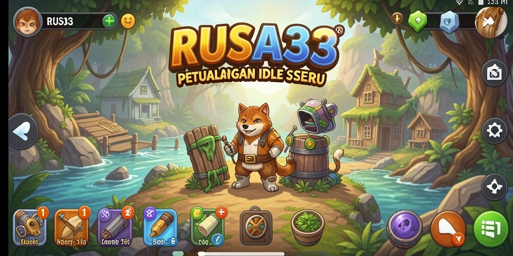 Screenshot RUSA33 menampilkan pengalaman gameplay Idle yang menarik.