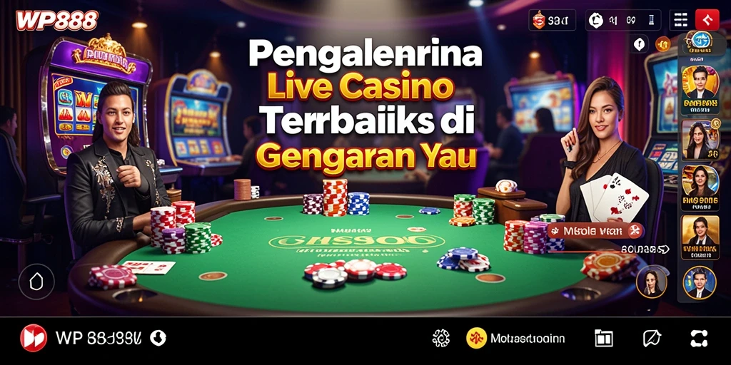 Tampilan gameplay seru dan interaktif di WP888 Live Casino.